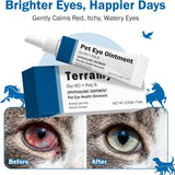 Polika TER-amycin Pet Eye Cream Health for Dogs, Cats, Cattle, Sheep, Horse, Bird 1/8 oz /3.5gr Pack of 2