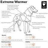 Hurtta Extreme-Warmer 2, Winter Dog Coat, BlackBerry, 18 in