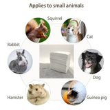 MUYG 100 Pcs Rabbit Pee Pads,Puppy Potty Training Pad Small Animals Super Absorbent Disposable Cage Liners Bamboo Charcoal Quick-Dry Mats for Rabbits Hedgehogs Chinchillas Cats Dogs(13x18In)
