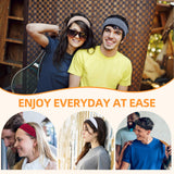 Headbands for Women 8PCS [Summer-Exclusive Headband], Non Slip Sports Headband Elastic Soft Running Fashion Headband Absorb Sweat Headbands for Men for Women for Working Out, Travel