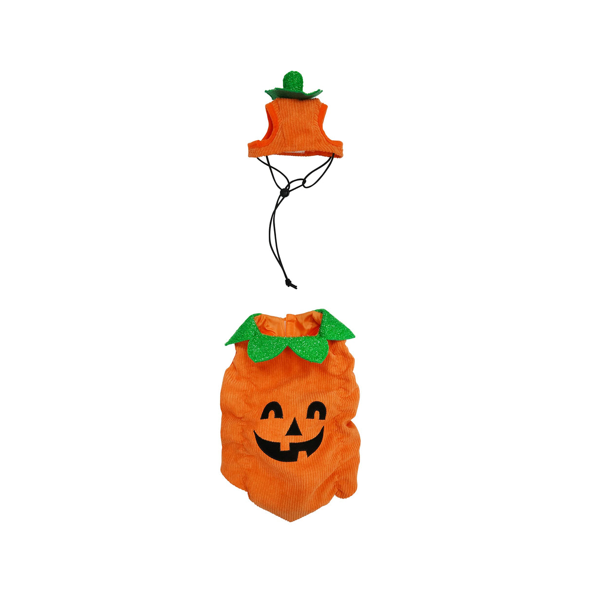 Best Furry Friends Jack-O-Lantern Pumpkin Dog Costume, X-Small