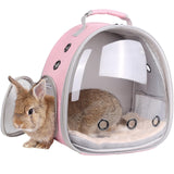 Portable Small Animal Backpack Travel Breathable Pet Carrier Bag Cages for Guinea Pig, Rabbit, Bearded Dragon, Squirrel, Tortoise, Bird, Lizard, Sugar Glider