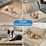 Liliowons Dog Mat,27"x 42"Dogs Crate Pad,Indoor Non-Slip & Waterproof Dog Mat,Easy Wipe Clean in Seconds，Sleeping for Floor,Car,Sofa,Crate