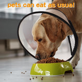 Paterr 9 Pcs Soft Dog Cone Collar Adjustable Protective for Pet Flexible Plastic Cone for Dog After Surgery Recovery E Collar for Wound Healing Small Medium Large