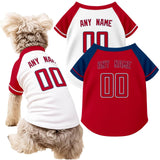 ANTKING Los Angeles A Dog T-Shirt Jersey Style Custom Name and Number Pet Clothes Gifts