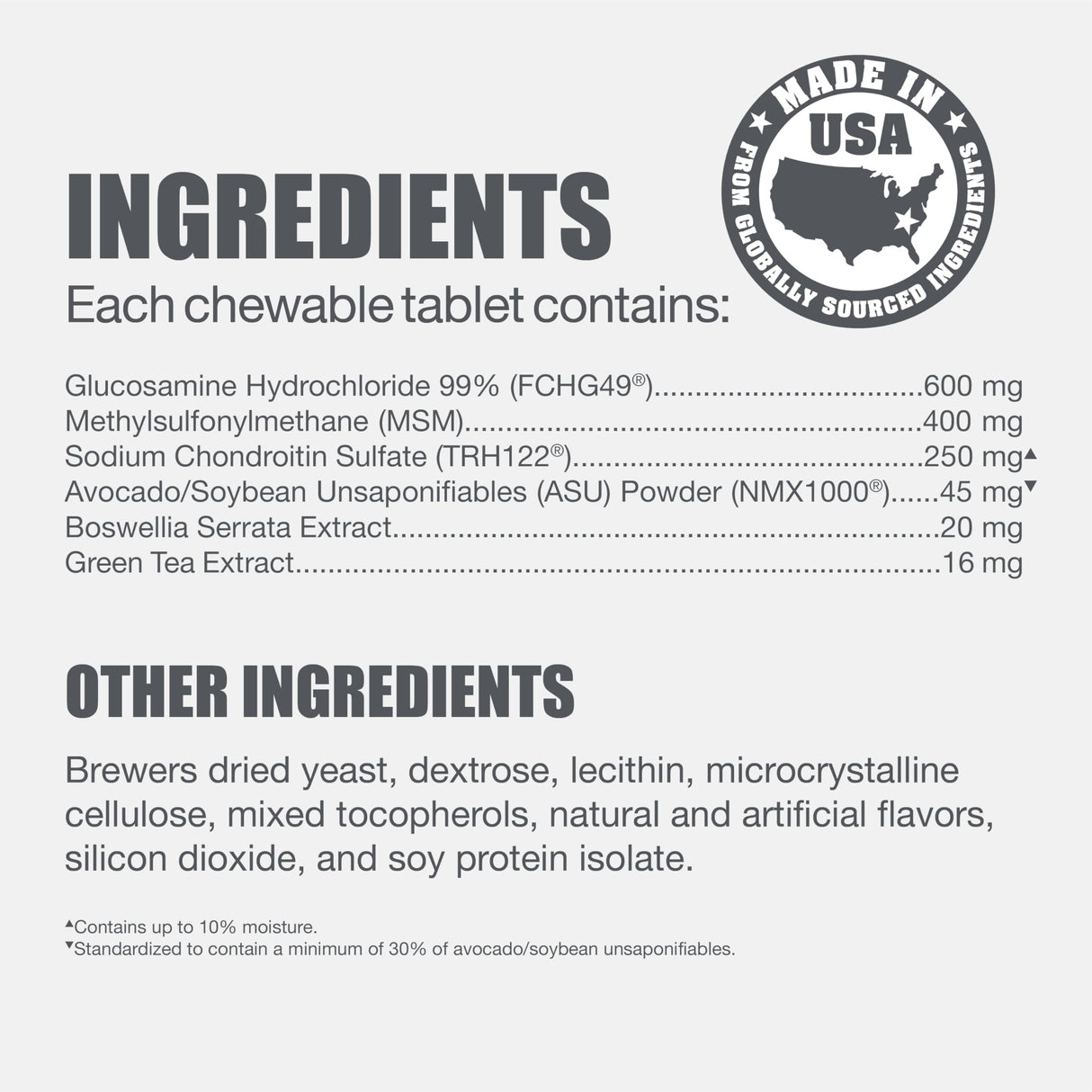 Nutramax Laboratories Dasuquin with MSM Chewable Tablets For Small/Medium Dog