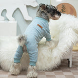 PUPTECK Dog Pajamas for Small Medium Large Sized Dogs, Stretchy Dog Pjs Onesie Clothes Soft Fleece Sweaters Puppy Cat Outfits Pet Jumpsuit