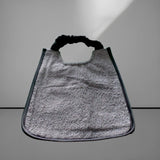 Plain dog drooling bib - fully waterproof backing - handmade - various colours - pups to adults - custom made - no more messy feeds/drinks
