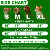 Floofelove Christmas Dog Sweaters for Small Dogs, Jacket Cute Warm Dog Clothes Basketball Coat Knitted Bear Design for Puppies(Green,3 to 6lbs,S)