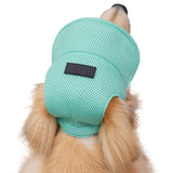 UOSIA Dog Visor Hat for Large Dogs, Green, XL, Polyester, Breathable, Outdoor, Adjustable, Sun Protection