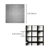 TQDXZA 0.35-Inch Black Aquarium Divider Panel 11.8"x11.8",8pacs - Strong Suction Cups, Easy Cut Design to Separate Fish (10-55 Gallon Tanks)