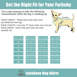 CuteBone Halloween Dog Shirts 2-Pack Soft Pet Clothes Breathable Summer Vest for Small Puppy and Stretchy Cat Apparel 2BX22XL