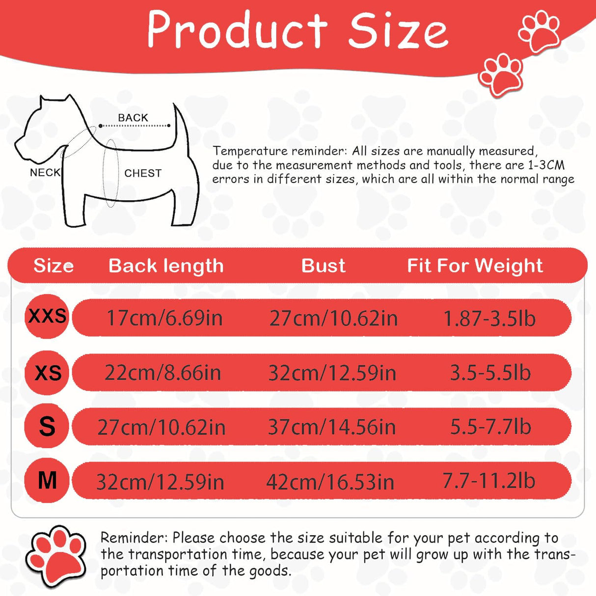 Dog Dress for Small Dogs, Winter Cute Warm Fleece Dog Sweater Dresses for Small Dogs Girl, Chihuahua Yorkie Soft Pet Doggie Coat Clothing Flanne Lining Cat Apparel (Red Plaid, XX-Small)