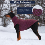IECOii 2 Pack XXXXL Dog Fleece Sweater for Extra Large Dogs Girl Boy, Warm Dog Sweater Turleneck Lightweight Sweatshirt, Stretchable Cozy Pullover Dogs Vest for Fall Winter, Great Dane Sweaters, 4XL