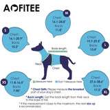 AOFITEE Dog Life Vest for Swimming, Shark Dog Life Jacket Large, High Flotation Dogs Swimming Vest with Rescue Handle and Reflective Stripe, Dogs Lifesaver Swimsuit for Boating Summer Pool Beach, XL