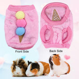 7 Pcs Cute Guinea Pig Clothes Costume Soft T-Shirt Clothes for Rabbits Hamster Clothes Kitten Ferret Chihuahua Puppy Mini Dog and Small Animals