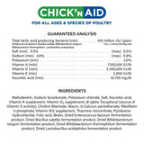 Pivotal Chick’n Aid Chicken Supplement for All Ages (8 oz, Pack of 1) - Chicken Vitamins, Electrolytes, and Probiotics - Multipurpose Poultry Vitamins for Chickens, Ducks, and Turkeys