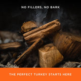 Fire & Flavor Premium All Natural Wood Chunk Bundle for Smokers - Wood Chunks for Smoking - Smoker Wood Chunks - Smoker Accessories Gifts for Men and Women - Oak, Apple, Hickory
