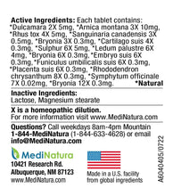 Load image into Gallery viewer, MediNatura T-Relief Pet Arthritis Relief Arnica +12 Powerful Natural Homeopathic Medicines Help Ease Hip &amp; Joint Pain Soreness &amp; Stiffness for Dog &amp; Cat - 90 Tablets

