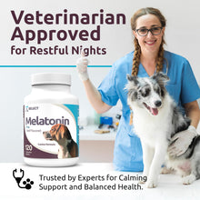 Load image into Gallery viewer, K9 Select Melatonin for Dogs - Composure Dog Calming Chews - Dog Melatonin for Sleep - Reduce Stress Helps Composure Calming Treats for Small Dogs - 3 mg, 120 Beef Flavored Chewable Tablets
