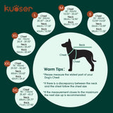 Kuoser Extra Warm Dog Coat, Windproof Cold Weather Dog Jackets for Large Dogs, Thick Fleece Lining Pet Turtleneck Snowsuit Reflective Adjustable Puppy Winter Coat Doggie Snow Jacket Blue, XL