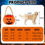 PAYHTOW Dog Halloween Costumes, Dog Ghost Costume Funny Pet Ghost Costume with Pumpkin Candy Bag for Small Medium Large Dogs Pets (Large)