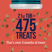 Load image into Gallery viewer, Stewart Beef Liver Dog Treats, 21 oz, ~475 Pieces, Freeze Dried Raw, Single Ingredient, 50% Protein Training Treats or Meal Topper in a Value Size Resealable Tub, Grain Free, Gluten Free
