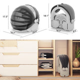 iPettie Automatic Hair Dryer Box for Cats and Small Dogs, Foldable and Large Capacity, 8 High-Velocity Fans, 360° Airflow, Temperature Control, 4-Speed Settings and Timer, 16 Gallons