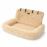 Pelsbarn Soft Comfortable Dog Protecting Car Bed 2.0 Large (Beige)
