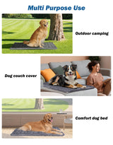 JOYTUTUS Dog Mat Bed for Back Seat Extender, Non-Slip Dog Bed Mat Custom Fit for Backseat Extenders, Pet Couch Cover,Washable Travel Pet Bed Mat for Cars, SUVs, Sedans