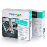 GOOPAWS Dog Car Seat Cover, Waterproof Dog Hammock, Scratchproof Travel Car Bed Back Seat Cover for Pets, with Storage Pocket for Car SUV Truck (Grey-3)