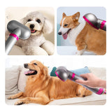 HimyBB Dog Hair Dryer, 2-in-1 Dog Hair Blower with Brush, 3-Modes Blow Professional Home Grooming Drying for Small Large Cat Pet Puppy Rose