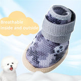 Yeduzyn Sport Dog Boots Breathable Dog Shoes Teddy Pomeranian Bichon Middle and Small Dogs Four Seasons Universal (Black, Size 5)