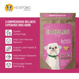 Hemp Dog Health Blanche - 42 Dog Calming Treats - Stress & Relaxation Support - Natural Vegan Hemp Calming Chews for Dogs with Coconut Oil