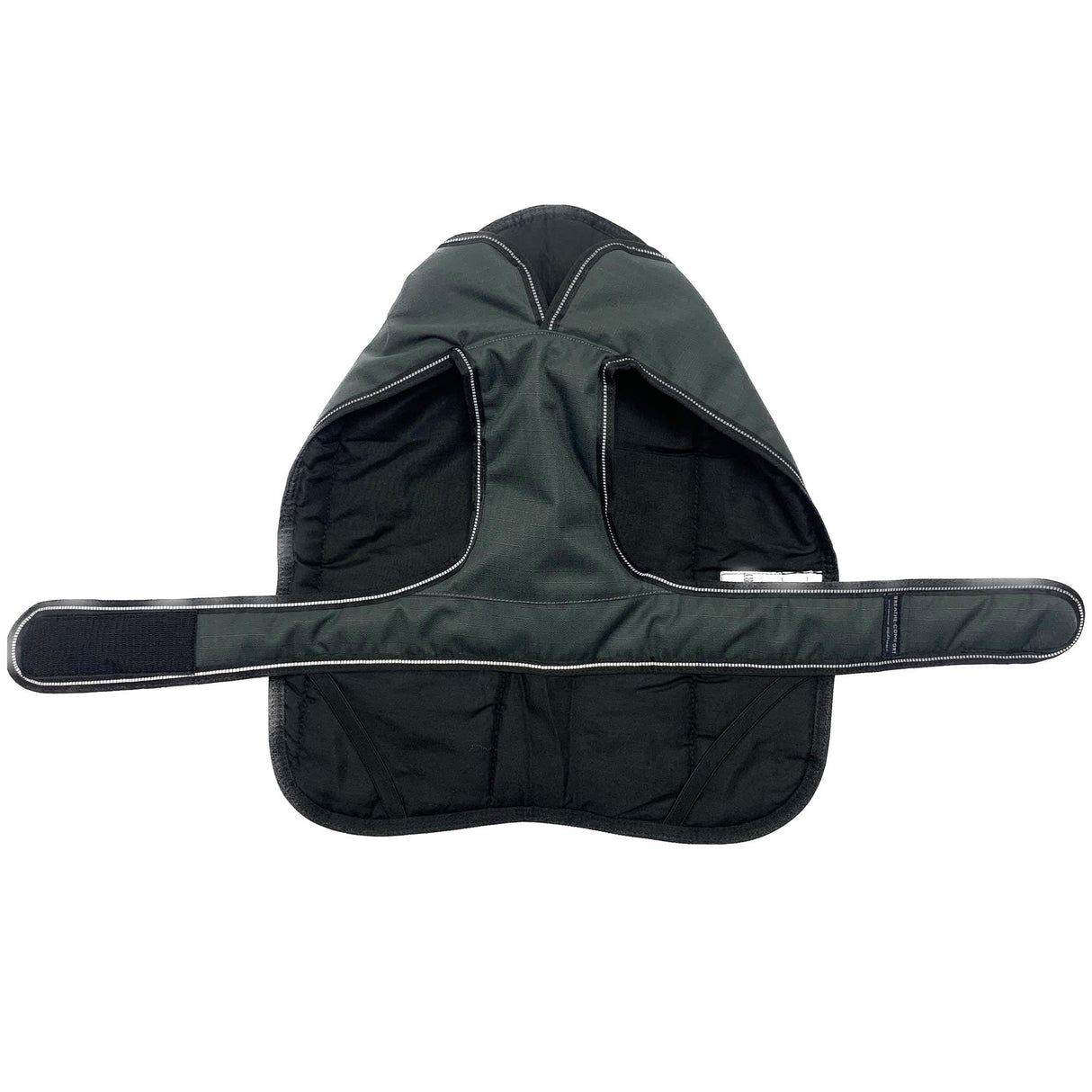 PetRageous 7303CGS Juneau Waterproof Cold Weather Dog Coat with Full Chest Coverage Leash Opening 11-Inch Long Heavyweight Jacket for Small Breeds and Puppies, Charcoal Grey