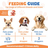 Collagen for Dogs,4.22oz (120ml) Liquid Collagen for Dogs,Enhances Joint Support,Flexibility,Cartilage and Mobility,Relieves Itching in Allergic,Liquid Drops Suitable for Cats and No Side Effects