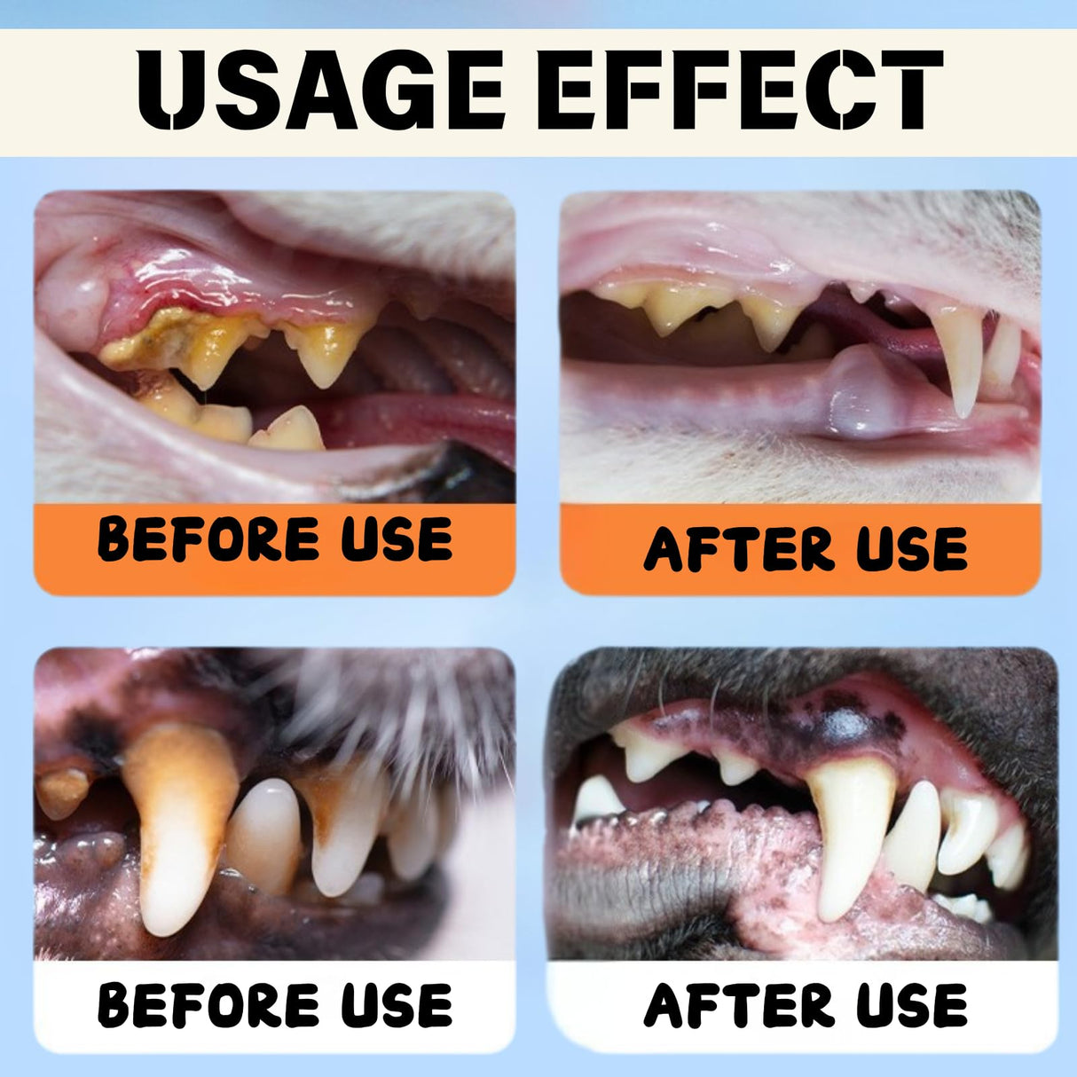 2Pcs Dental Plus,Freshen Breath, Natural, Odorless & Flavorless Formula to Fight Tartar, for All Pet