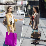 Betop House Fashion Dog Carrier PU Leather Dog Handbag Dog Purse Cat Tote Bag Pet Cat Dog Hiking Bag, Brown, Small 38 * 23 * 17cm