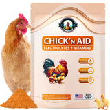 CanineGluca Chick’n Aid, 8 oz Essential Chicken Supplement, Ideal for Hydration, Immunity, Digestive Health. Enhanced with Poultry Vitamins, Electrolytes, and Probiotics, for Chickens, Ducks, Turkeys