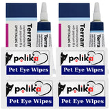Polika TER-amycin Pet Eye Cream Health for Dogs, Cats, Cattle, Sheep, Horse, Bird 1/8 oz /3.5gr Pack of 2