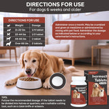 Young Heart for Dogs, lvermect Tablets for Dog – Hawthorn Prevention for Dogs, Heart Health, Circulatory & Cardiovascular System – 7.5 mg, 100 Tablets