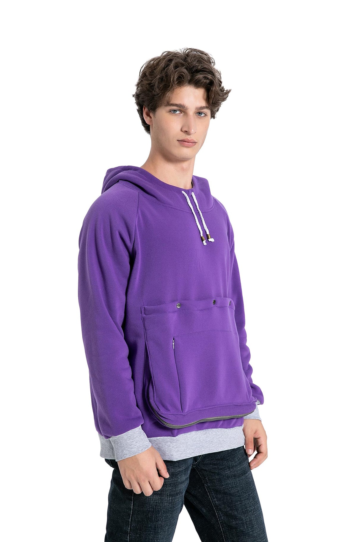 Cat Dog Carrier Hoodies – Puppy Kitten Carrying Sweatshirt Large Pet Pocket Pullover Top – Unisex Kangaroo Hoodies