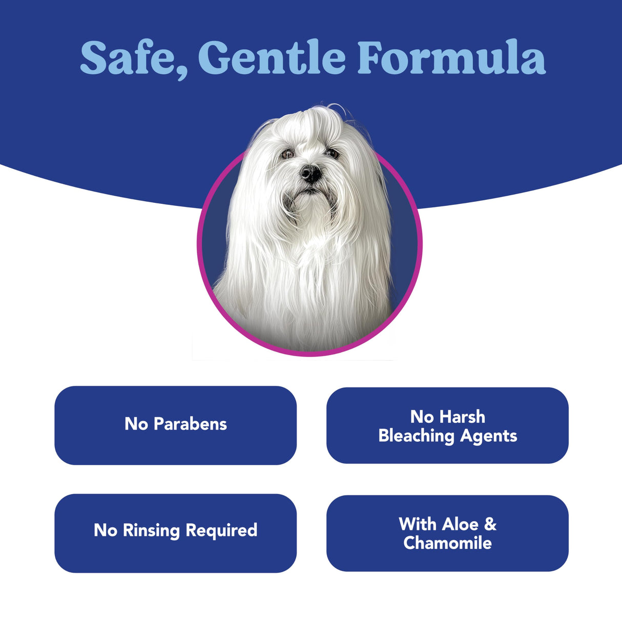 ANGELS' EYES Gentle Tear Stain Solution for Dogs and Cats | 8 oz Solution for Eye Area and Face | Remove Discharge, Dirt, Tear Stains, and Mucus
