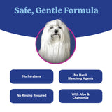 ANGELS' EYES Gentle Tear Stain Solution for Dogs and Cats | 8 oz Solution for Eye Area and Face | Remove Discharge, Dirt, Tear Stains, and Mucus
