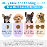 POPPAW Calming Chews for Dogs – Calming Treats for Anxiety, Stress, Separation, Travel & Thunder, Non-Drowsy Alternative to Melatonin, Calm & Focus with Chamomile & Ashwagandha, Bacon Flavor, 90Ct