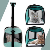 Small Animal Travel, Carrier for Hedgehog Rat Parrot Bird Guinea Pig, Lizards Carrier, Soft Sided Travel Carrier Portable Guinea Pig Up to 10 Lbs (15 * 10 * 10, Green)