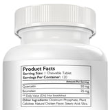 Nutrition Strength Quercetin for Dogs with Bromelain to Support Balanced Immune System, Promote Inflammatory Relief & Antioxidant Activity, Quercetin for Dog Allergies, 120 Chewable Tablets