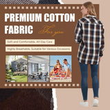 UUREED Dog Plaid Shirts Dog Clothes Dogs and Owner Shirts are Sold Separately