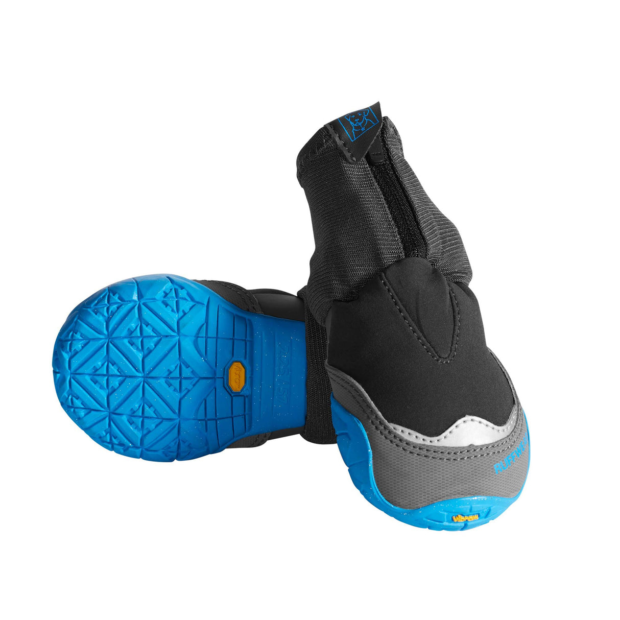Ruffwear, Polar Trex Dog Boots, Ultimate Winter Paw Protection, Insulated Grip & Anti-Snow Gaiter for Extreme Cold Adventures, Obsidian Black, 2.25"