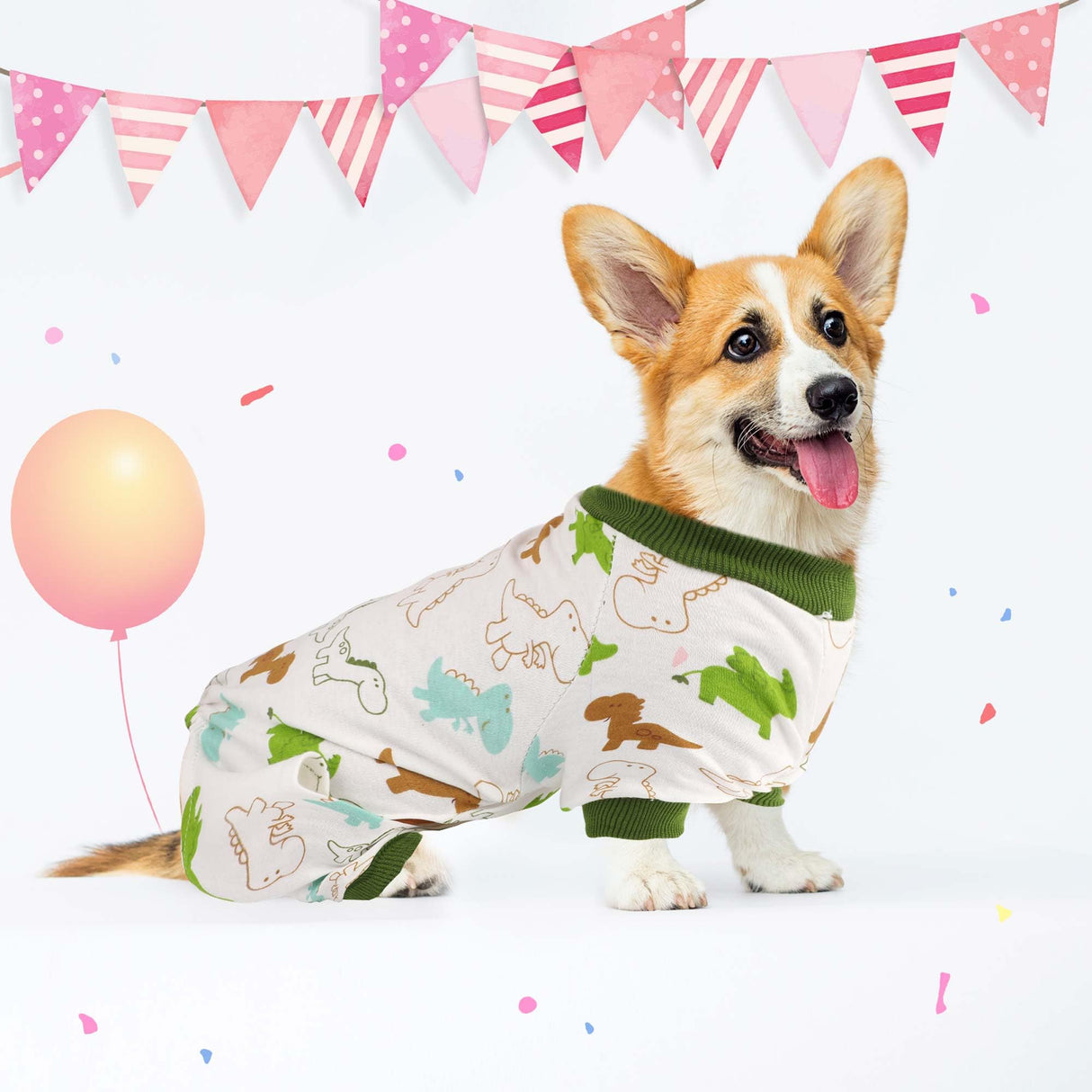 URATOT 5 Styles Soft Puppy Rompers - Cute Pet Clothes Onesies for Dog & Cat, Small